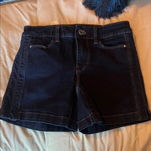 White House Black Market Dark Denim Jean Shorts
